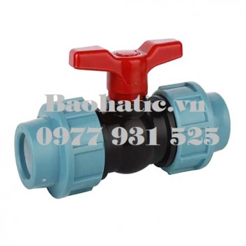 Van bi rắc co HDPE Vanfit D20, D25, D32, D40, D50, D63, D75, D90, D110